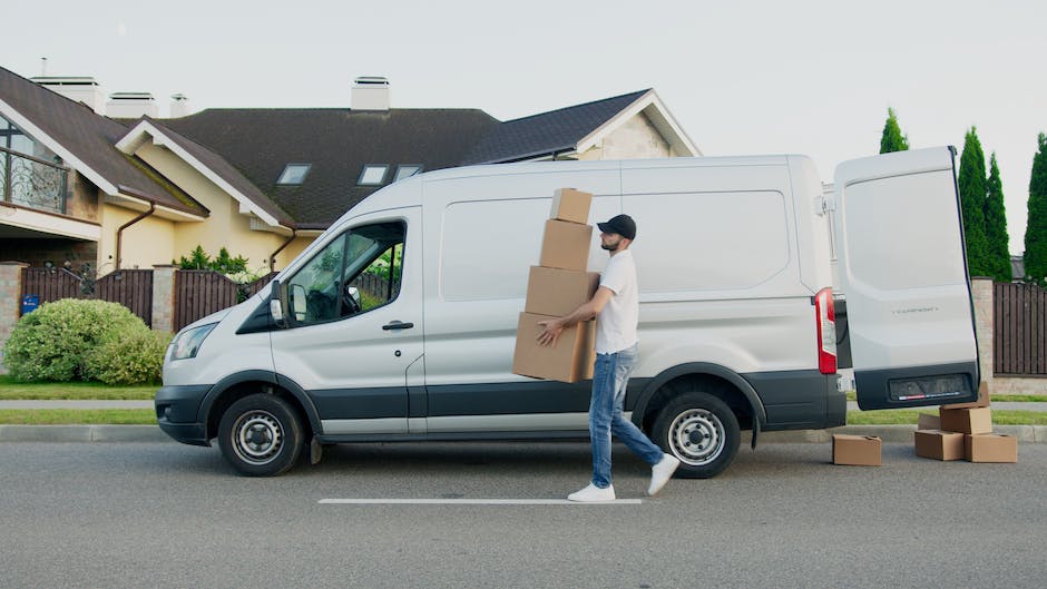 Image of a person carrying cardboard boxes, symbolizing the moving services industry opportunities.